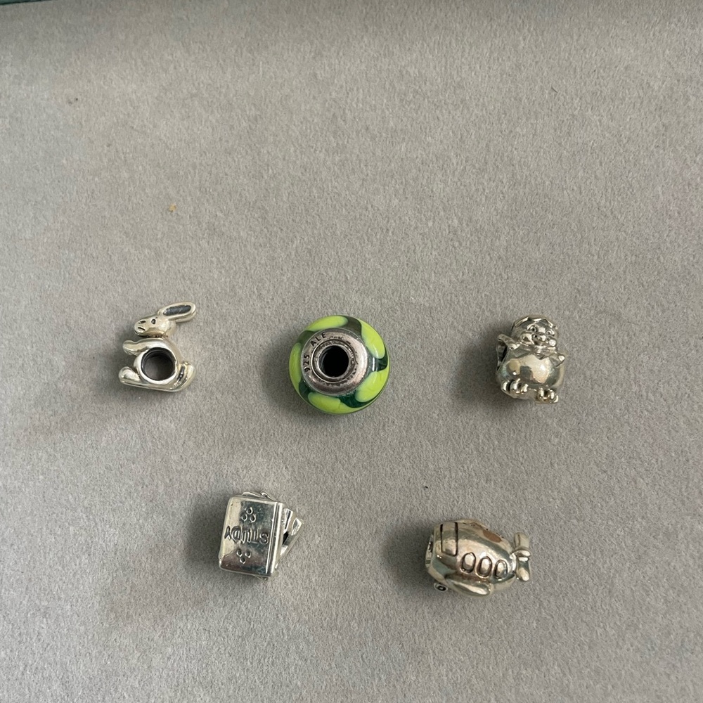 Pandora Beads - Authentic / Set of 5